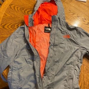 North Face rain coat